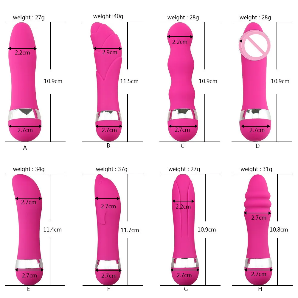 Mini Vibrator – Multispeed G-Spot, Clitoris en Anale Stimulatie - Afbeelding 2