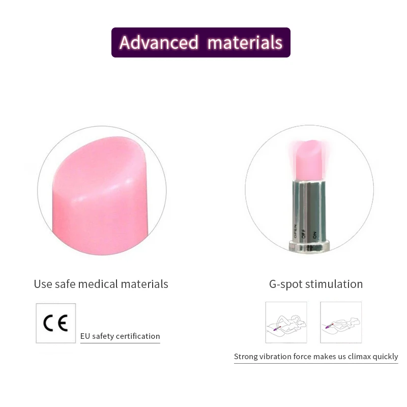 Discrete Lipstick Bullet Vibrator - Afbeelding 3